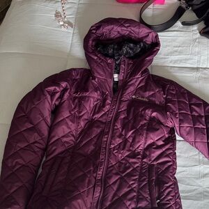 Columbia Deep Purple Quilted Jacket- women’s medium